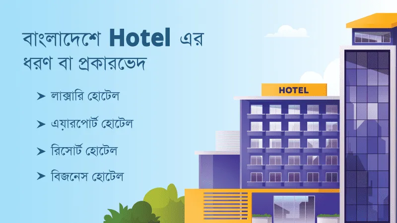 বাংলাদেশে Hotel এর ধরণ বা প্রকারভেদ