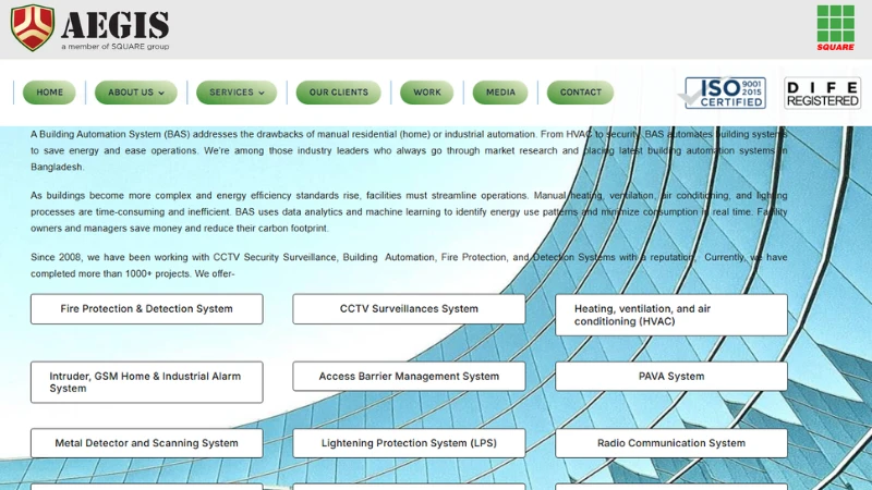 Aegis Services Limited - Top Building Automation System